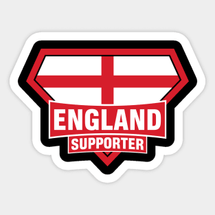 England Super Flag Supporter Sticker